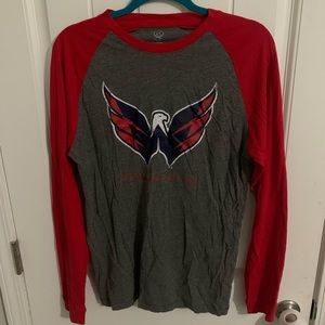 Washington capitals long sleeve shirt